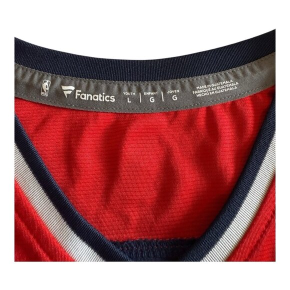 Russell Westbrook Washington Wizards Fanatics Replica Jersey~Size YL~Navy L1 13 - Picture 6 of 9